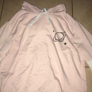 Thin Pink Hoodie/shirt